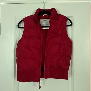 Puffer vest- Red vest-